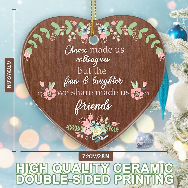Jocidea Friend Gifts for Women, Christmas Ornaments for Friend Gift for Your Friend Thinking of You Gifts for Best Friend Friendship Gifts for Women Bridesmaid Proposal Gifts Friend - Image 3